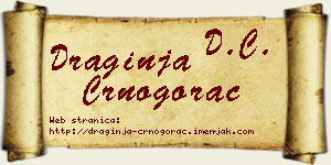 Draginja Crnogorac vizit kartica